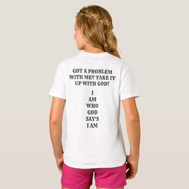 GOD CREATED AND DESIGNED  ME FASHIONS AND MORE T-Shirt (Back Full)