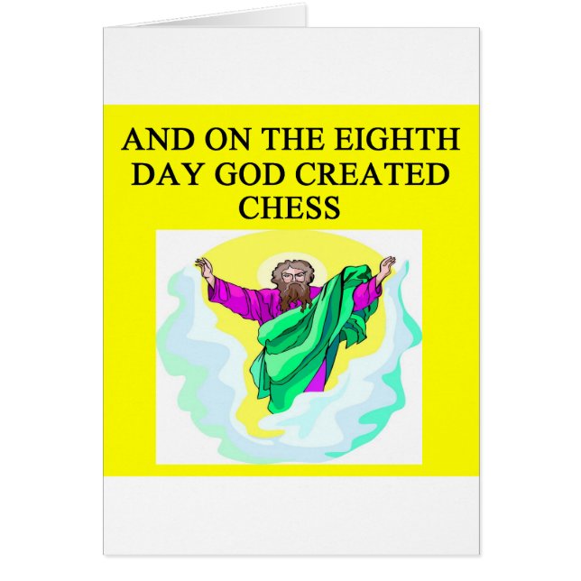 god created chess) (Front)