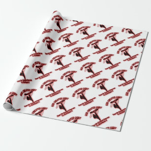 God Created Light - Funny Bible, Lineman Design Wrapping Paper