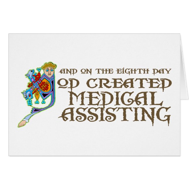 God Created Medical Assisting (Front Horizontal)