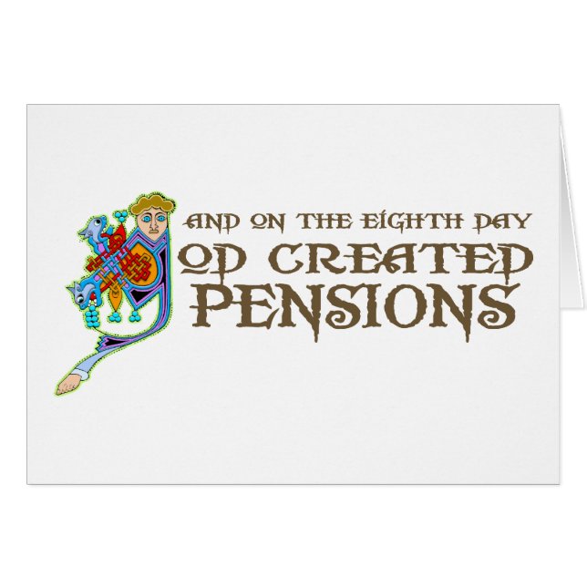 God Created Pensions (Front Horizontal)