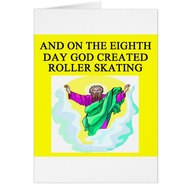 god created roller skating (Front)