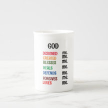 "GOD DESIGNED ME" SPECIALITY Mug