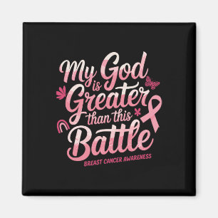 God Faith Breast Cancer Support Breast Cancer Awar Magnet