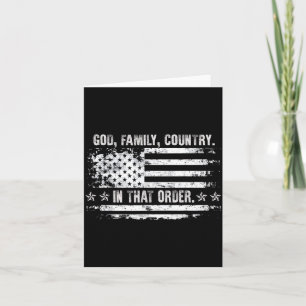 God Family Country Patriotic Faith Pride Usa For S Card
