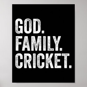 God Family Cricket  Poster