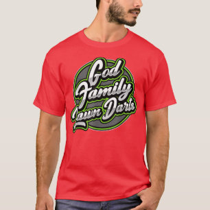 God, Family, & Lawn Darts  T-Shirt