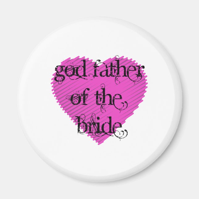 God Father of the Bride Magnet (Front)