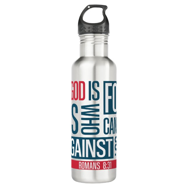 God for us 710 ml water bottle (Front)
