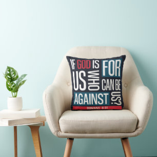 God for us cushion