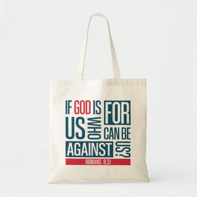 God for us tote bag (Front)