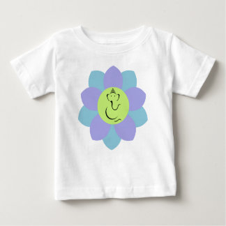 God Ganesh Flower pattern Baby T-Shirt
