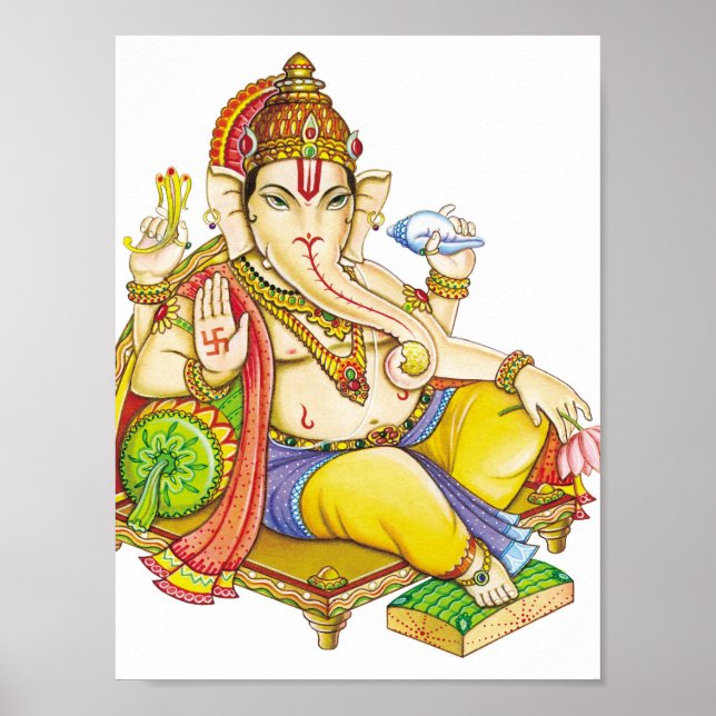 God Ganesha, Lord Ganesh Poster (Front)