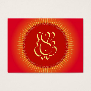 God Ganesha with sun rays