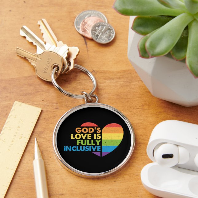 God Gay Christian Lgbt Key Ring (Desk)