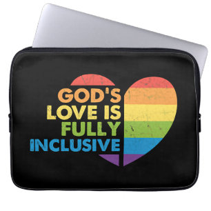 God Gay Christian Lgbt Laptop Sleeve