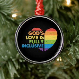 God Gay Christian Lgbt Metal Tree Decoration