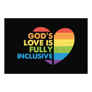 God Gay Christian Lgbt Photo Print
