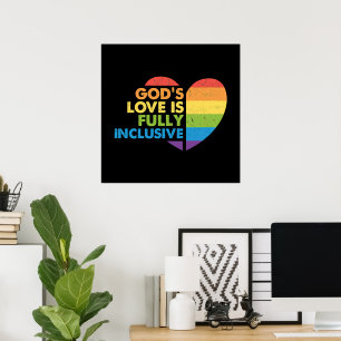 God Gay Christian Lgbt Poster