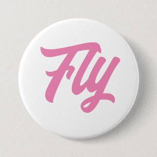 God Girl Button-Fly 7.5 Cm Round Badge