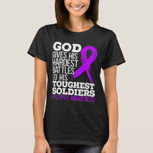 God Gives His Hardest Battle To His Toughest Soldi T-Shirt