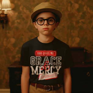 God Gives Me Grace - Believers Prayer For Boys T-Shirt