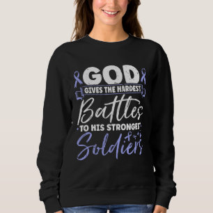 God Gives The Hardest Battles To His Strongest Sol Sweatshirt