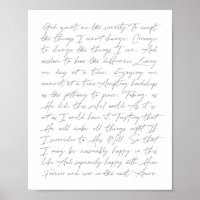 God Grant me the Serenity ... The Serenity Prayer 