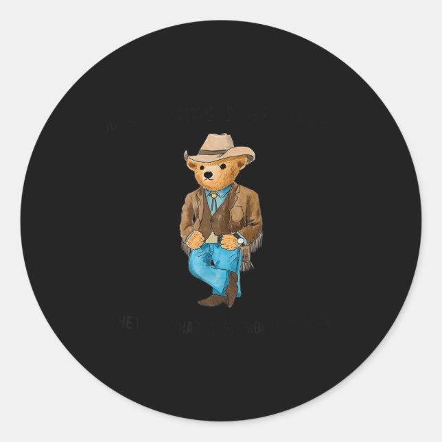 God Grant Me The Serenity To Accept The S T Arenâ€ Classic Round Sticker (Front)