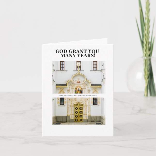 God Grant You Many Years! Card (Front)