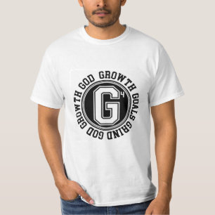 God, Growth, Goals, Grind Emblem T-Shirt