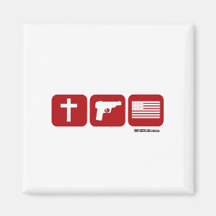 God Guns and Freedom Magnet