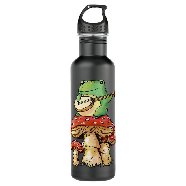 God Guns Feasting Pumpkin Turkey Cool Thanksgiving 710 Ml Water Bottle (Front)