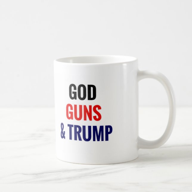 God Guns & Trump Coffee Mug (Right)