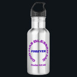 God Has Blessed Me Forever Stainless Steel Water  532 Ml Water Bottle<br><div class="desc">This design is a reminder  for us to count our blessings. God blesses us daily.</div>