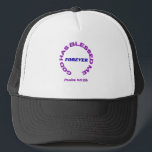 God Has Blessed Me Forever  Trucker Hat<br><div class="desc">This design is a reminder  for us to count our blessings. God blesses us daily.</div>
