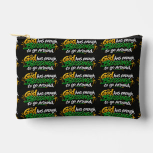 God has enough blessings to go around accessory pouch