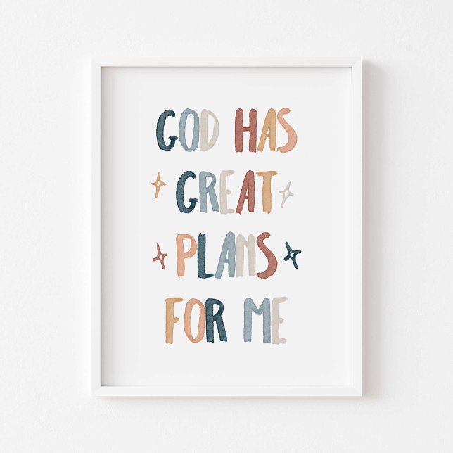 God has great plans for me poster (Creator Uploaded)