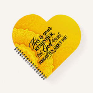 God has not forgot notebook