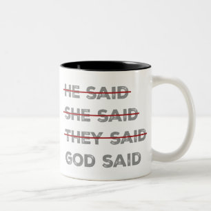 God Has the Final Word Two-Tone Coffee Mug