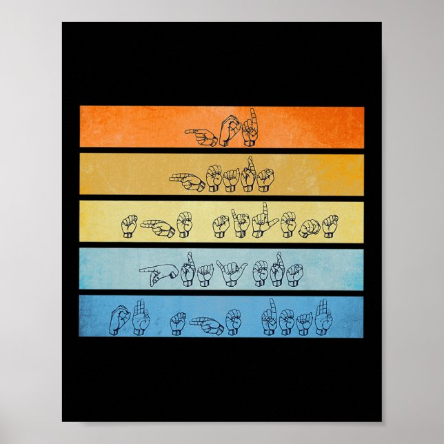 God Hears Prayers Deaf Awareness Vintage Sign Lang (Front)