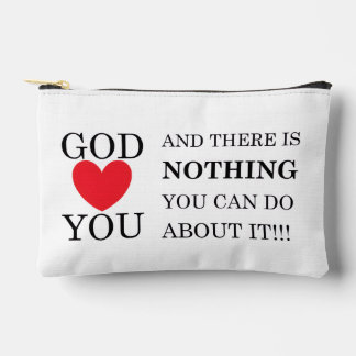 God Heart You Accessory Pouch