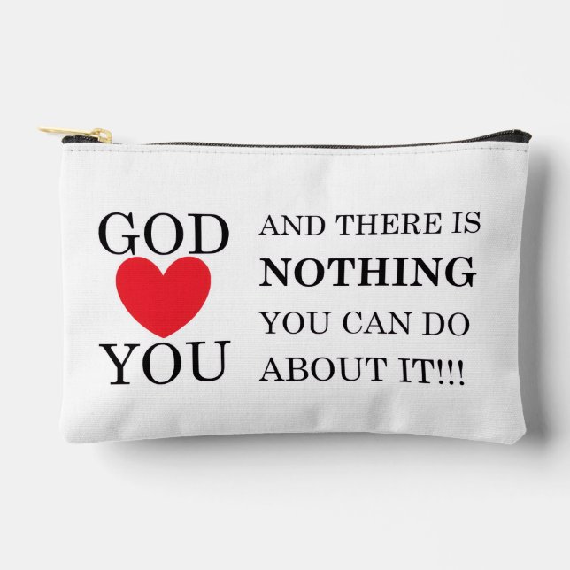 God Heart You Accessory Pouch (Front)