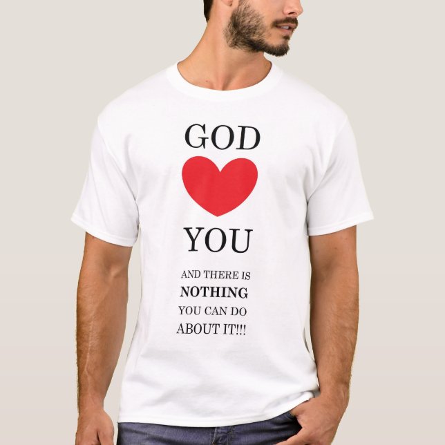 God Heart You Men's T-Shirt (Front)