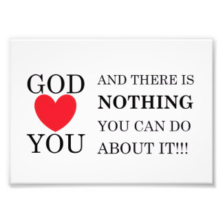 God Heart You Photo Print