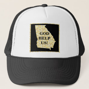 GOD HELP US GEORGIA TRUCKER HAT