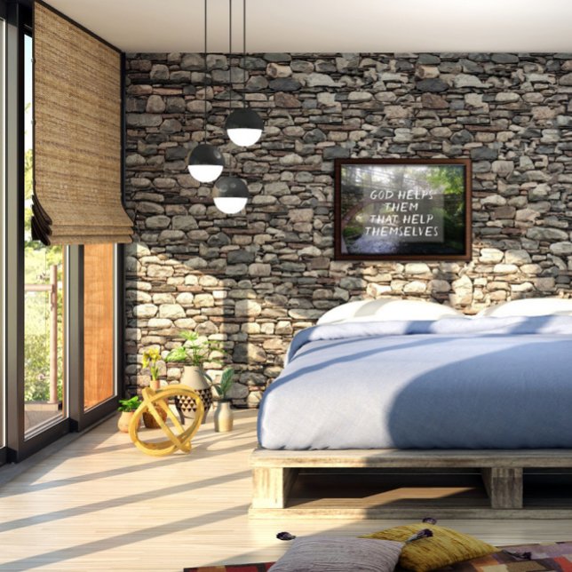 God helps them proverb bridge photo poster (Creator Uploaded)