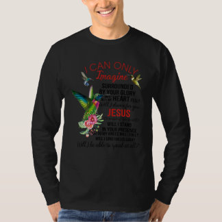 God In My Heart Floral Bird Graphic Jesus T-Shirt