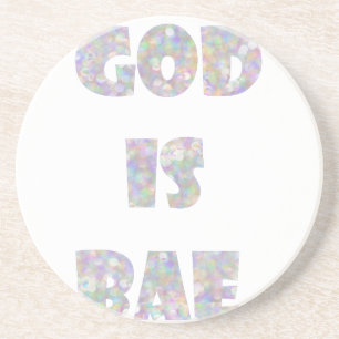 god is bae coaster