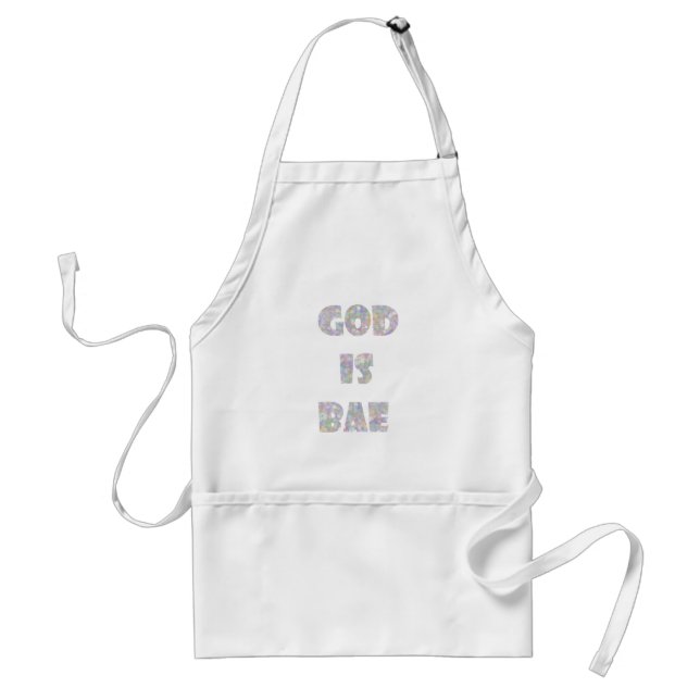 god is bae standard apron (Front)